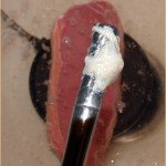 Chemical Filled Fat Sludge Collected for Burning